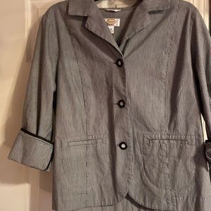 Beautiful striped blazer!!!! Send offer